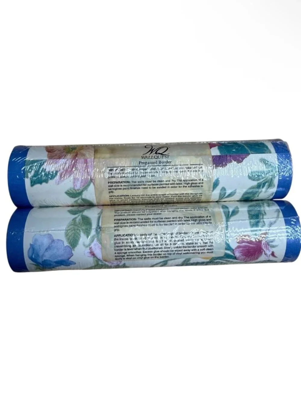 Wallquest Vintage Wallpaper Border 2 Rolls Floral French Cottage MJ52251B NEW